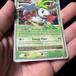 Shaymin LV X - DP39 - Diamond and Pearl Promo Pokemon Card Heavy Play - Image 5