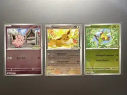[NM] Twilight Masquerade Promo Set Clefairy Eevee Grookey - Pokemon Indonesian - Image 1