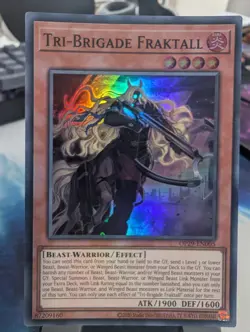 YuGiOh! Tri-Brigade Fraktall OP29-EN005 Super Rare - Image 1