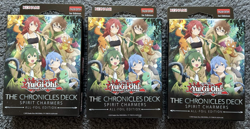 YuGiOh The Chronicles Deck Spirit Charmers 3x THREE SEALED Full Holo Structure - Image 1