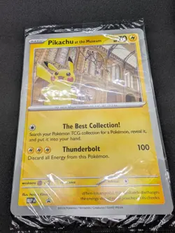 Pikachu At The Museum Jumbo Promo Card - Pokemon Day 2026 - Sealed! - Image 1