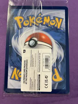 Pikachu At The Museum Jumbo NHM Promo Pokemon Card - sealed - Image 2