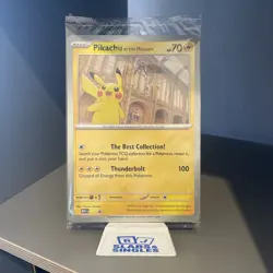 SEALED MINT Pikachu At The Museum Exclusive Promo Card Pokemon Center Exclusive - Image 1
