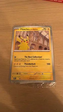 Pokemon x Natural History Museum Promo - Pikachu At The Museum JUMBO card - Image 4