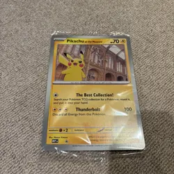 Pikachu At The Museum Pokemon Promo Card. New And Sealed. - Image 1