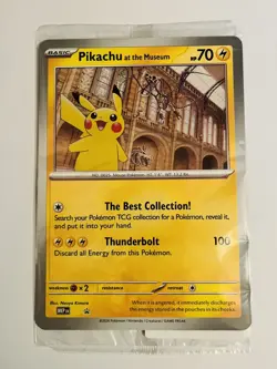 Pokemon X Natural History Museum - Pikachu At The Museum Promo card Sealed - Image 1