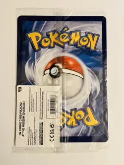 Pokemon X Natural History Museum - Pikachu At The Museum Promo card Sealed - Image 2