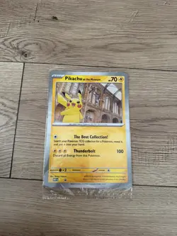 Pokemon - Pikachu at the Museum Sealed Jumbo Card Promo - Image 1