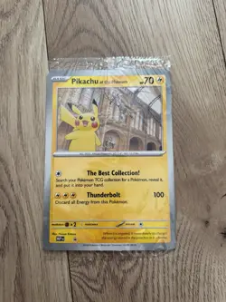Pokemon - Pikachu at the Museum Sealed Jumbo Card Promo - Image 2