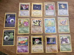 Pokemon 1st Edition Team Rocket Collection - 14 Card Lot - Vintage 2000 WotC - Image 1