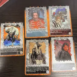 RAGE ccg Foil Card Lot Of 5 Yuri Moon Shu Lupo Gunnar - Image 1