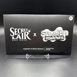 MTG Secret Lair: SpongeBob SquarePants Legends of Bikini Bottom Sealed FOIL NEW - Image 1