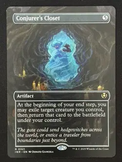 1x MTG Conjurer's Closet (Borderless) - Innistrad Remastered (INR) #321 - Magic - Image 1