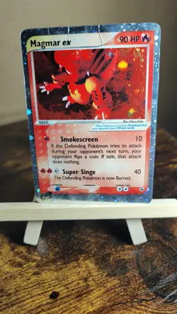 Pokemon TCG Magmar ex EX Ruby & Sapphire 100/109 Holo Ultra Rare - Image 1