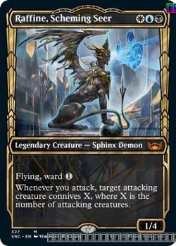 Raffine, Scheming Seer (Showcase) [SNC - 327] - NM [Foil] TCG MTG - Image 1