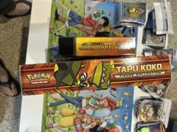2X Pokemon TCG:Tapu Koko Figure & Pin Collection Boxes Brand New Factory Sealed! - Image 5