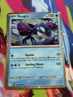 Pokemon Mega Evolution - #34/132 Kyogre Cosmos Holo - Image 1
