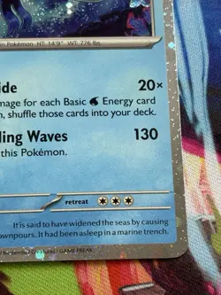 Pokemon Mega Evolution - #34/132 Kyogre Cosmos Holo - Image 5