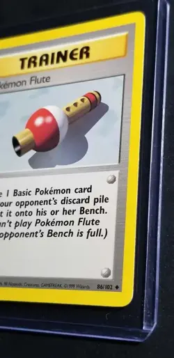 Pokemon Flute 086/102 Base Set Regular NM - Image 3