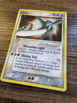 Pokemon TCG Latios Gold Star 106/107 EX Deoxys 2005 Heavily Played Holo - Image 2