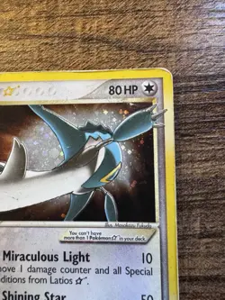 Pokemon TCG Latios Gold Star 106/107 EX Deoxys 2005 Heavily Played Holo - Image 4