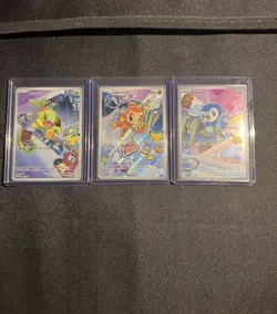 Pokemon TCG First Partner Illustration Collection Series 1 Gen 4 Sinnoh Starters - Image 1