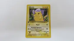PIKACHU FRENCH 1ST EDITION BASE SET 1999 POKEMON 58/102 COMMON UNPLAYED GRADE!! - Image 1