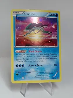 Suicune 30/122 Cosmos Holo Rare Pokemon XY Breakpoint 2016 - Image 1