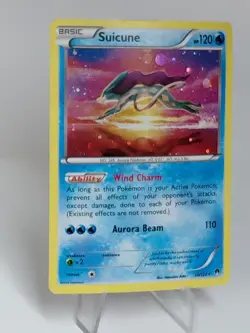 Suicune 30/122 Cosmos Holo Rare Pokemon XY Breakpoint 2016 - Image 2