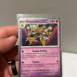 Pokemon TWM Alakazam 082/167 Cosmos Holo EXCLUSIVE Surging Sparks Blister - Image 3