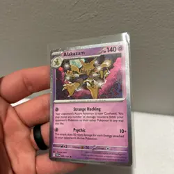 Pokemon TWM Alakazam 082/167 Cosmos Holo EXCLUSIVE Surging Sparks Blister - Image 5