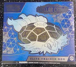 Pokemon TCG Stellar Crown ETB Elite Trainer Box - Brand New Sealed ✅ - Image 1
