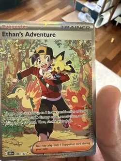 Pokemon TCG Ethan's Adventure 236/182 Special Illustration Destined Rivals - Image 1