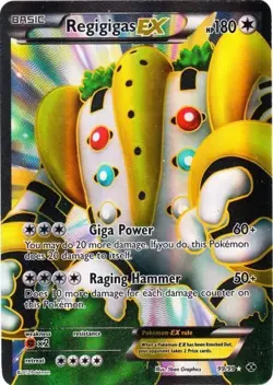 Regigigas-EX - 99/99 - Full Art Ultra Rare HP, English Pokemon Next Destinies - Image 1