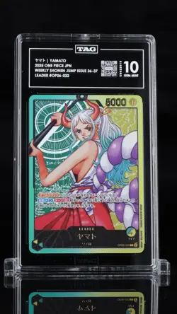 TAG 10 GEM MINT JAPANESE ONE PIECE 2025 YAMATO OP06-022 WKLY SHONEN JUMP NR7 - Image 1