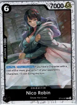 Nico Robin - (Pirate Foil) ST14-007 English PRB02 - One Piece Card - NM - Image 1