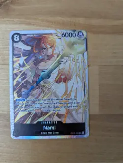 Nami OP15-086 Super Rare Adventure on Kami's Island One Piece NM - Image 1