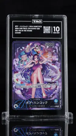 TAG 10 GEM MINT JAPANESE ONE PIECE 2024 BOA HANCOCK OP07-038 ALTERNATE ART NR7 - Image 1