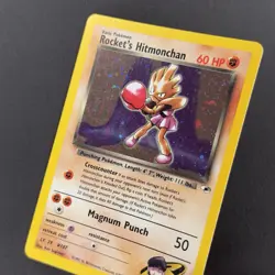 [LP] Rocket’s Hitmonchan 11/132 Gym Heroes Holo Rare - Image 4