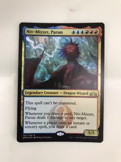 Niv-Mizzet Parun Foil MTG Magic the Gathering Card NM Mint Guilds Ravnica GRN - Image 1