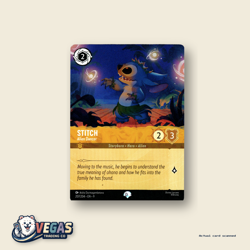 Disney Lorcana Stitch Alien Dancer (Epic) Fabled Holofoil Card - 207/204 - NM - Image 1