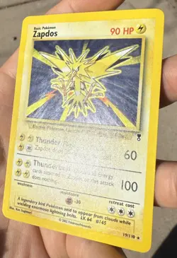 Zapdos 19/110 Legendary Collection Holo LP/MP * Vintage Pokemon Card - Image 5