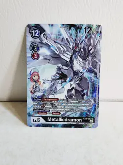 Metallicdramon EX3-053 Draconic Roar (SR Alt Art) Digimon Card - Image 2
