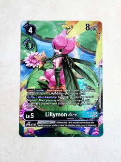 Lillymon Ace BT14-049 Blast Ace (SR Alternate Art) Digimon Card - Image 1