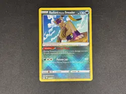 123/196 RADIANT HISUIAN SNEASLER HOLO RARE LOST ORIGIN POKEMON CARD - Image 1