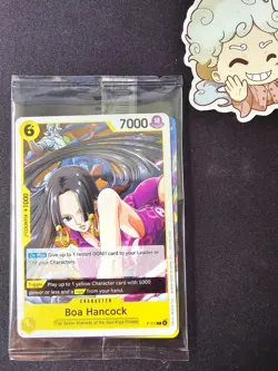 P-115 Boa Hancock PROMO - One Piece TCG Card - OP-15 Pre-release English SEALED - Image 1