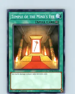 Yu-Gi-Oh TCG Temple Of The Mind's Eye MP18-EN144 Unlimited Common Card NM - Image 1