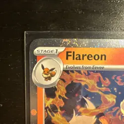 Flareon 013/131 Cosmos Holo Prismatic Evolutions Costco Mini Tin Exclusive Card - Image 2
