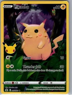 Pikachu 005/025 Celebrations - Pokemon Card - NM - Image 1