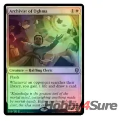 Foil Archivist Of Oghma M/NM MTG Commander Legends: Battle For Baldur's Gate - Image 1